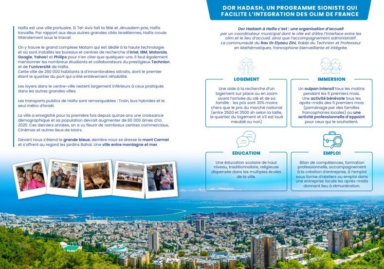 Programme et piliers d'intégration à Haïfa